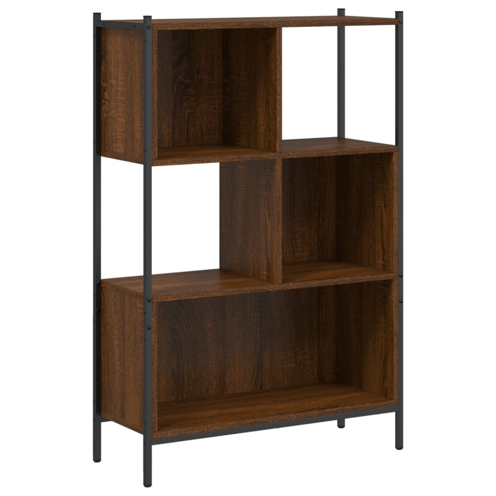 VidaXL Boekenkast 72x28x109 cm bewerkt hout bruineikenkleurig
