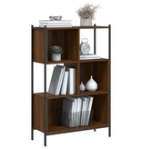 VidaXL Boekenkast 72x28x109 cm bewerkt hout bruineikenkleurig