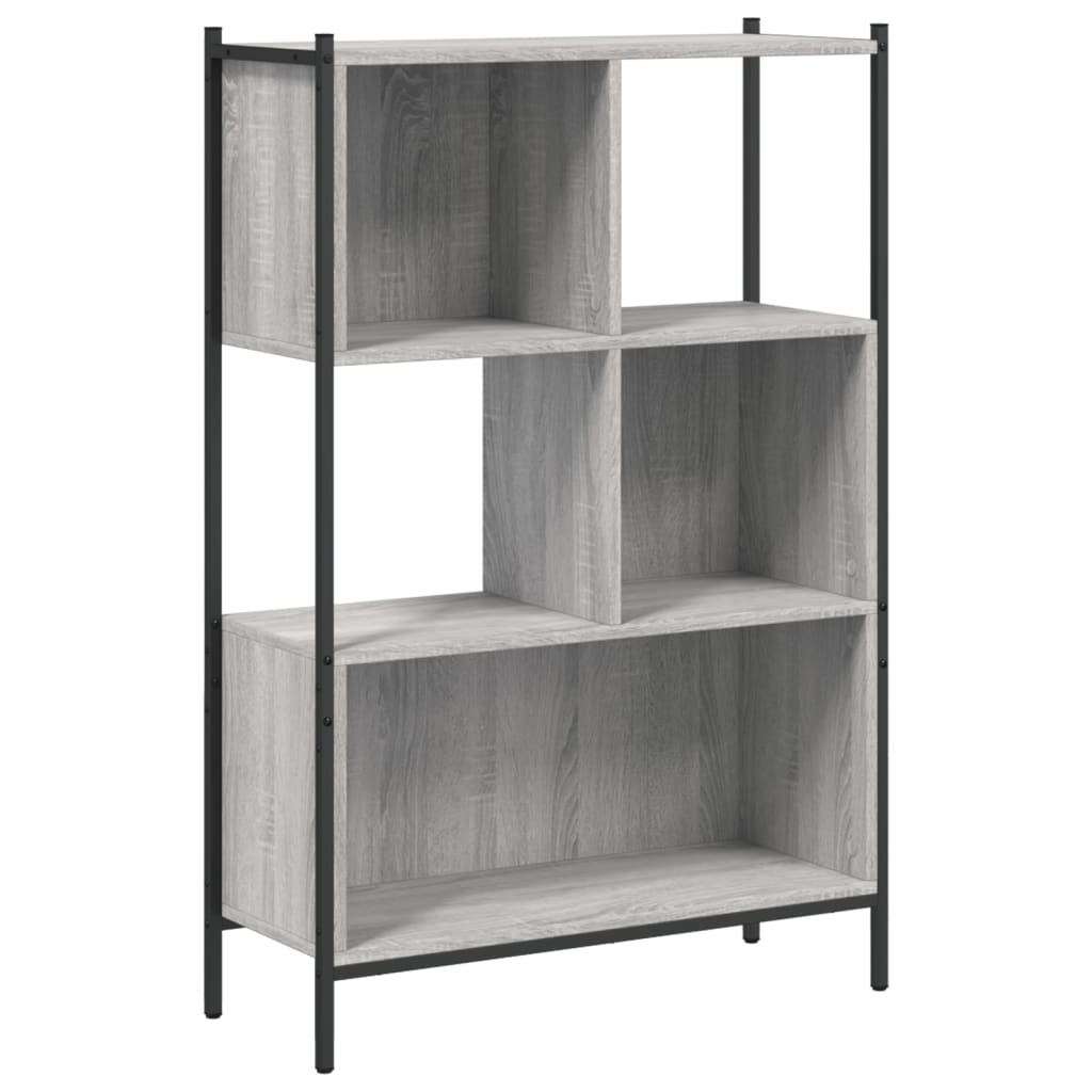 VidaXL Boekenkast 72x28x109 cm bewerkt hout grijs sonoma eikenkleurig