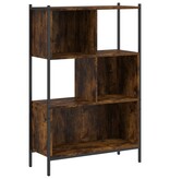 VidaXL Boekenkast 72x28x109 cm bewerkt hout gerookt eikenkleurig