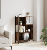 VidaXL Boekenkast 72x28x109 cm bewerkt hout gerookt eikenkleurig
