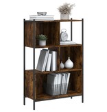 VidaXL Boekenkast 72x28x109 cm bewerkt hout gerookt eikenkleurig