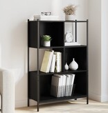 VidaXL Boekenkast 72x28x109 cm bewerkt hout zwart