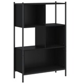 VidaXL Boekenkast 72x28x109 cm bewerkt hout zwart