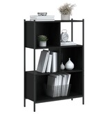 VidaXL Boekenkast 72x28x109 cm bewerkt hout zwart