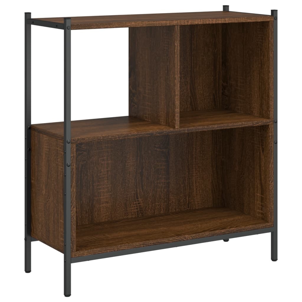 VidaXL Boekenkast 72x28x77,5 cm bewerkt hout bruineikenkleurig
