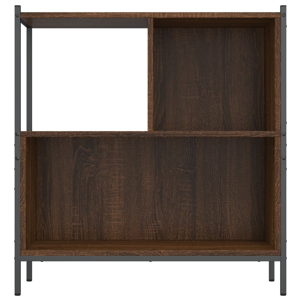 VidaXL Boekenkast 72x28x77,5 cm bewerkt hout bruineikenkleurig