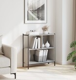 VidaXL Boekenkast 72x28x77,5 cm bewerkt hout grijs sonoma eikenkleur