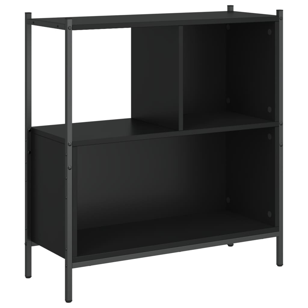 VidaXL Boekenkast 72x28x77,5 cm bewerkt hout zwart