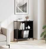 VidaXL Boekenkast 72x28x77,5 cm bewerkt hout zwart
