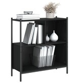 VidaXL Boekenkast 72x28x77,5 cm bewerkt hout zwart