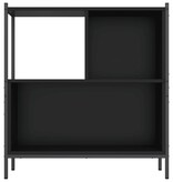VidaXL Boekenkast 72x28x77,5 cm bewerkt hout zwart