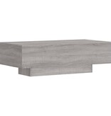 vidaXL Salontafel 100x49,5x31 cm bewerkt hout grijs sonoma eikenkleur