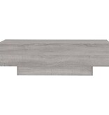 vidaXL Salontafel 100x49,5x31 cm bewerkt hout grijs sonoma eikenkleur