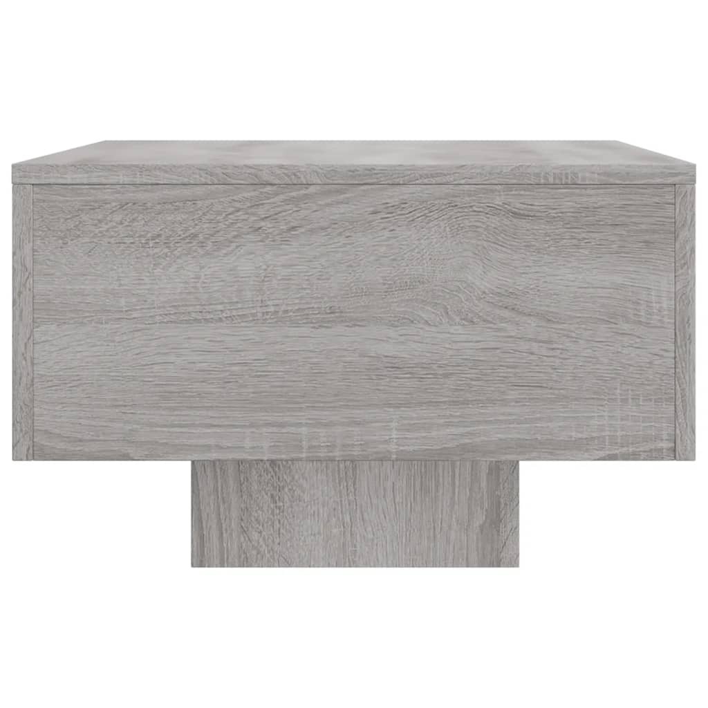 vidaXL Salontafel 100x49,5x31 cm bewerkt hout grijs sonoma eikenkleur