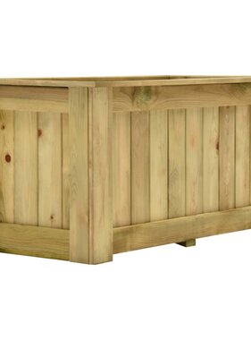 vidaXL Plantenbak verhoogd 100x50x50 cm geïmpregneerd grenenhout