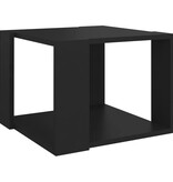 VidaXL Salontafel 40x40x30 cm bewerkt hout zwart