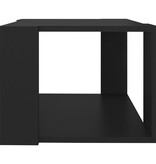 VidaXL Salontafel 40x40x30 cm bewerkt hout zwart
