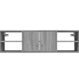 VidaXL Wandschap 102x30x29 cm bewerkt hout grijs sonoma eikenkleurig