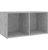 VidaXL Tv-meubel 72x35x36,5 cm spaanplaat betongrijs