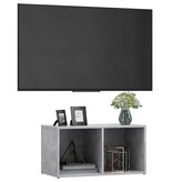 VidaXL Tv-meubel 72x35x36,5 cm spaanplaat betongrijs