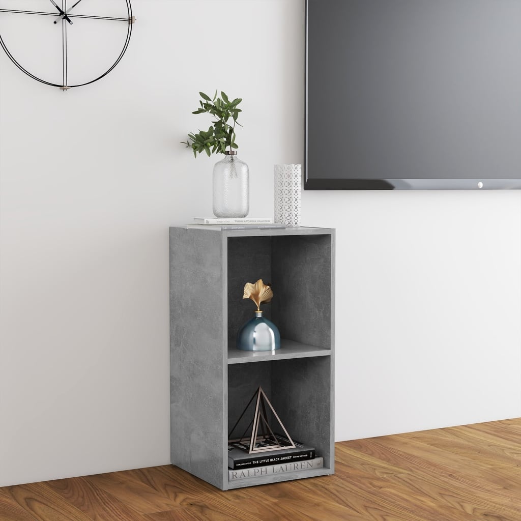 VidaXL Tv-meubel 72x35x36,5 cm spaanplaat betongrijs