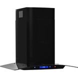 VidaXL Wandafzuigkap 756 m³/u 60 cm roestvrij staal zwart