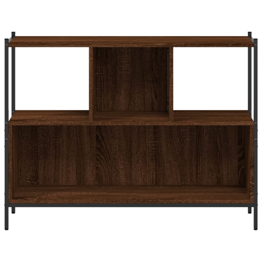 VidaXL Boekenkast 102x28x77,5 cm bewerkt hout bruineikenkleurig