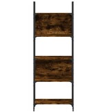 VidaXL Boekenkast 5-laags 60,5x24x166,5 cm bewerkt hout gerookt eiken