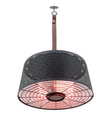 vidaXL Heater Moderna Artix Ultra Smart hangend 2000 W roségoud zwart