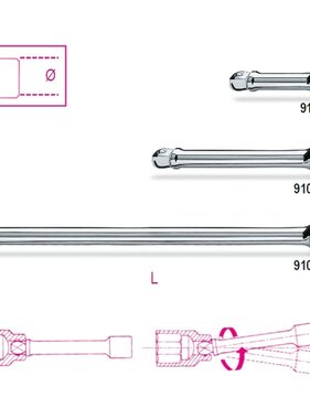 vidaXL Verlengstuk zwenkbaar 3/8" 910AN/250