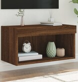 VidaXL Tv-meubel met LED-verlichting 60x30x30 cm bruineikenkleurig
