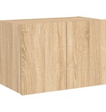 VidaXL Tv-wandmeubel met LED-verlichting 60x35x41 cm sonoma eikenkleur