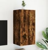 VidaXL Tv-wandmeubel met LED-verlichting 80,5x35x80 cm gerookt eiken