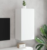 VidaXL Tv-wandmeubel met LED-verlichting 40,5x35x80 cm wit