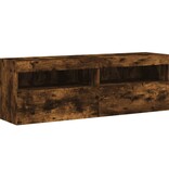 VidaXL Tv-wandmeubels met LED 2 st 60x30x40 cm gerookt eikenkleurig