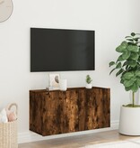 vidaXL Tv-meubel wandgemonteerd 80x30x41 cm gerookt eikenkleurig