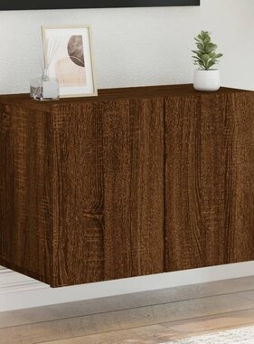 VidaXL Tv-meubel wandgemonteerd 60x30x41 cm bruineikenkleurig