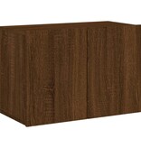 vidaXL Tv-meubel wandgemonteerd 60x30x41 cm bruineikenkleurig