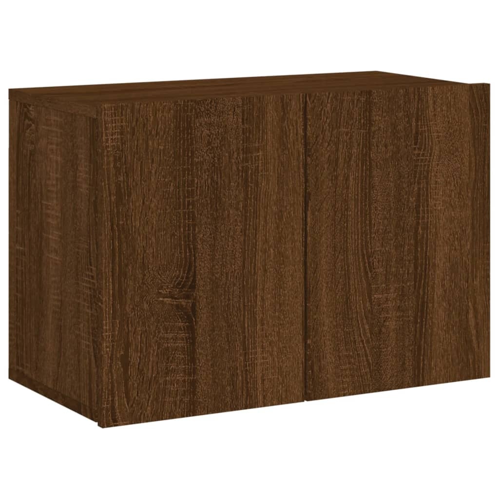 vidaXL Tv-meubel wandgemonteerd 60x30x41 cm bruineikenkleurig