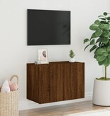 VidaXL Tv-meubel wandgemonteerd 60x30x41 cm bruineikenkleurig
