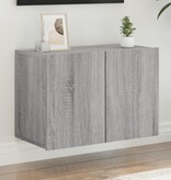 VidaXL Tv-meubel wandgemonteerd 60x30x41 cm grijs sonoma eikenkleurig
