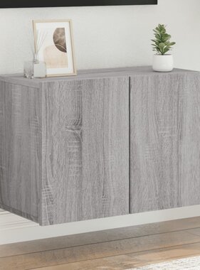 VidaXL Tv-meubel wandgemonteerd 60x30x41 cm grijs sonoma eikenkleurig