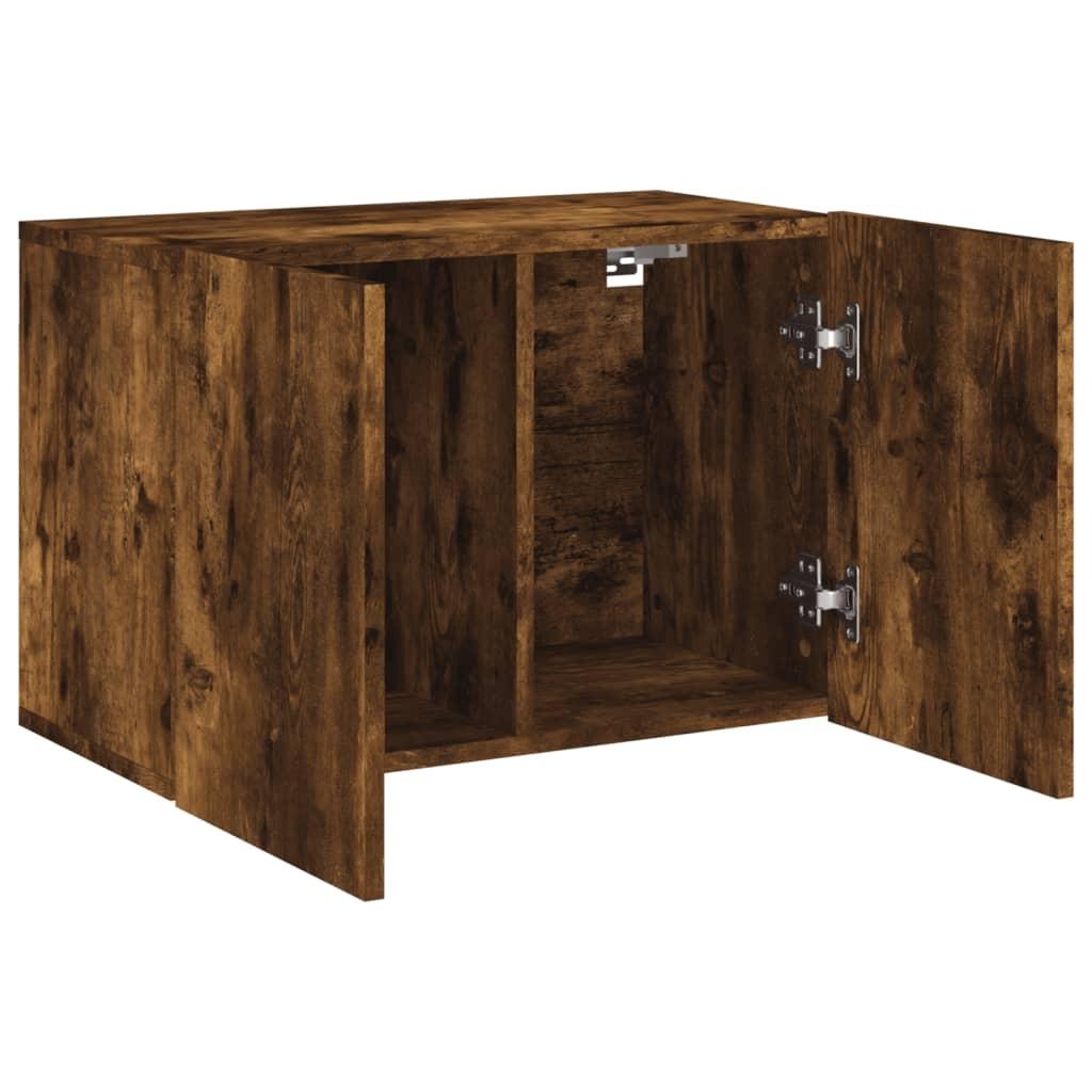 VidaXL Tv-meubel wandgemonteerd 60x30x41 cm gerookt eikenkleurig