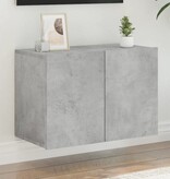 VidaXL Tv-meubel wandgemonteerd 60x30x41 cm betongrijs