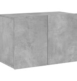 VidaXL Tv-meubel wandgemonteerd 60x30x41 cm betongrijs