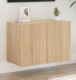 VidaXL Tv-meubel wandgemonteerd 60x30x41 cm sonoma eikenkleurig