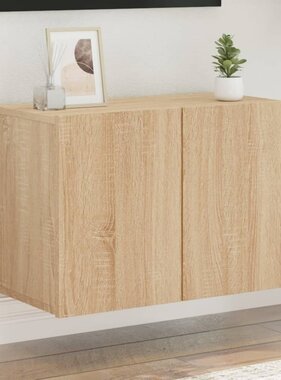 VidaXL Tv-meubel wandgemonteerd 60x30x41 cm sonoma eikenkleurig