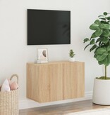 VidaXL Tv-meubel wandgemonteerd 60x30x41 cm sonoma eikenkleurig