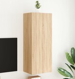 VidaXL Tv-wandmeubel 40,5x30x102 cm bewerkt hout sonoma eikenkleurig